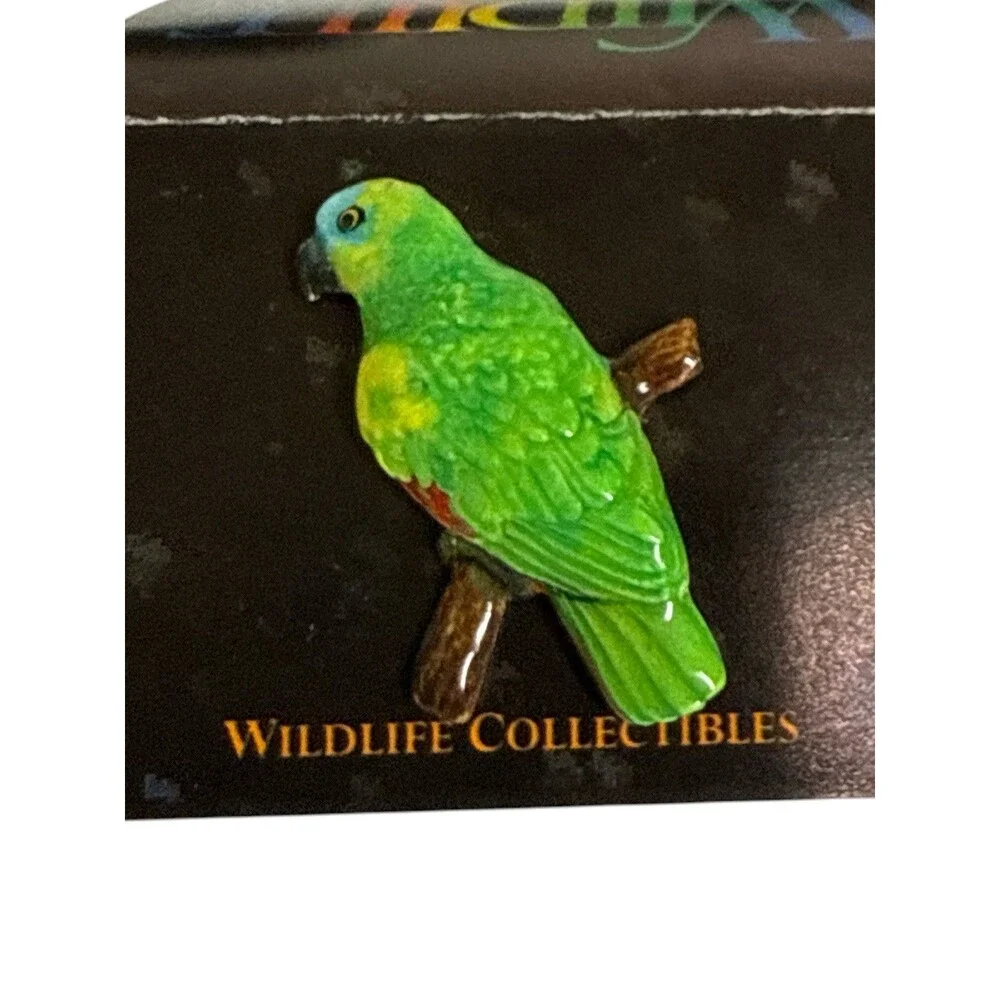 Lot 5 G.G. Harris Wildlife Collectibles Fine Pewter Bird Parrot Lapel Pins USA